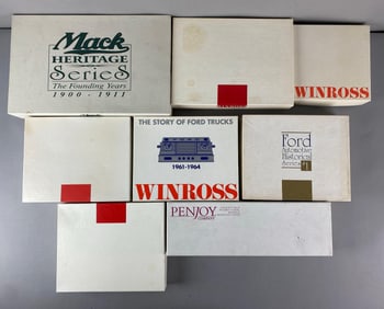 Group of Die-Cast Model Trucks