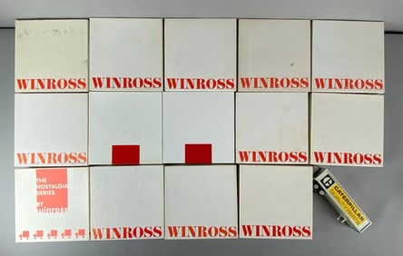 Group of Winross Die-Cast Model Trucks