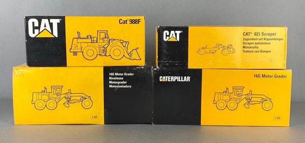 Group of 4 CAT Caterpillar Die-Cast Vehicles