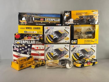 Group of CAT Caterpillar Die-Cast Vehicles and Kits