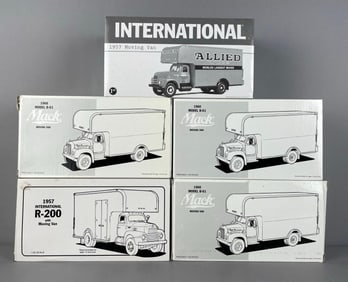 Group of First Gear 1950s / 60s Die-Cast Moving Vans