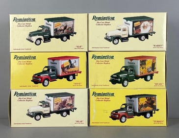 Group of Remington Wildlife Series Die-Cast Moving Vans