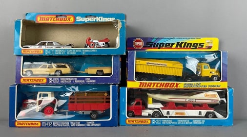 Group of Matchbox Super Kings Die-Cast Vehicle Sets