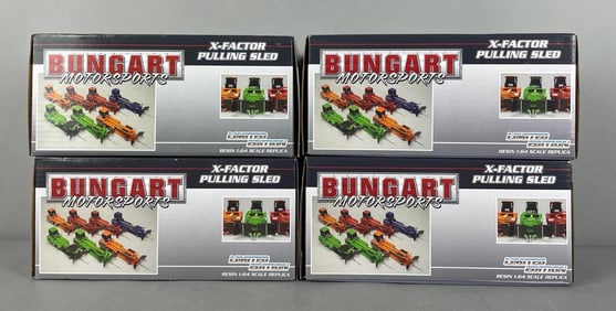 Group of Limited Edition Bungart Motorsports X-Factor Resin Pulling Sleds