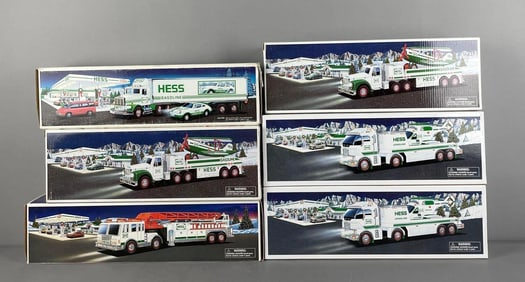 Group of Hess Gasoline Battery Operated Vehicles