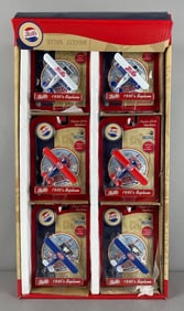 Gearbox Toys Pepsi-Cola 1930s Diecast Bi-Planes with Display