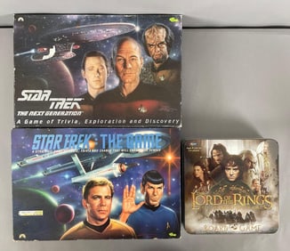 Group of 2 Classic Star Trek Games and More
