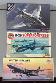 Group of Aircraft Model Kits