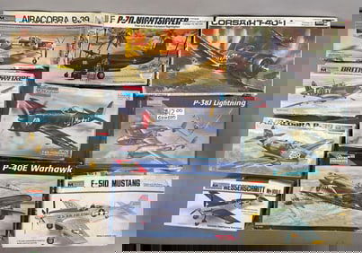 Group of Revell, Monogram Aircraft Model Kits