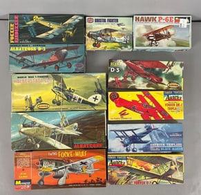 Group of German Aircraft Model Kits and More