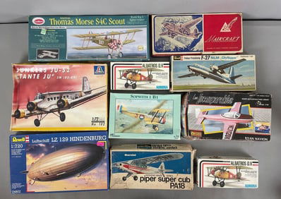 Group of Aircraft Model Kits