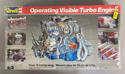 Revell Operating Visible Turbo Engine Plastic Model Kit