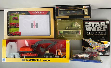 Group of Die-Cast Vehicles and More