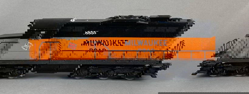 Lionel O Scale Milwaukee Road 6-6 Diesel Locomotive: Untested, measures 14 inches in length