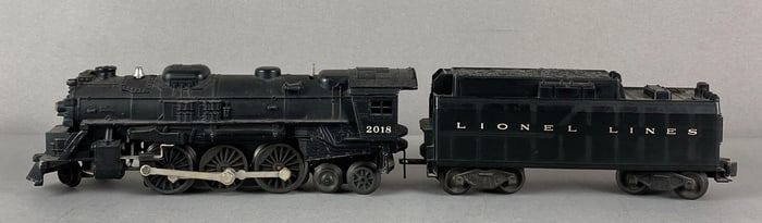 Lionel O Scale 2-6-4 No. 2018 Locomotive and Tenser