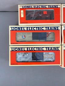 Group of 6 Lionel O Scale Train Cars