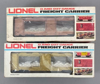 Group of 2 Lionel O Scale Train Mint Cars