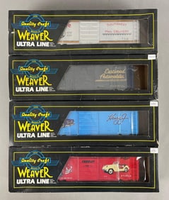Group of Weaver Ultra Line O Scale Train Cars