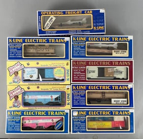 Group of K-Line O Scale Train Cars