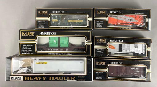 Group of K-Line O Scale Train Cars