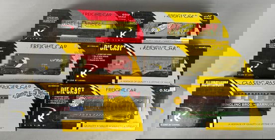 Group of K-Line O Scale Train Cars