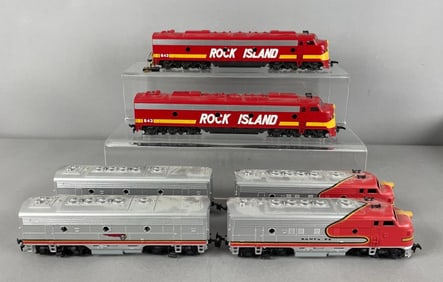 Group of HO Scale Diesel Locomotives and More