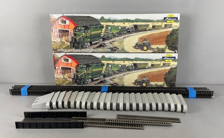Group of HO Scale Train Tracks and More