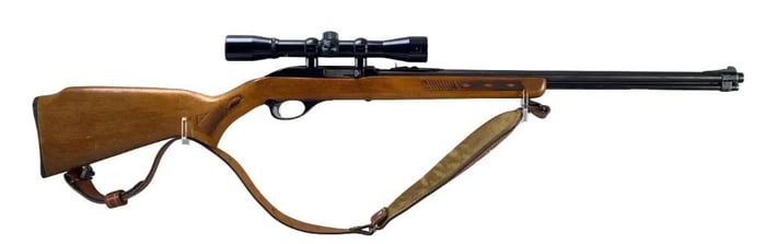 Marlin Glenfield Model 70 . 22 Cal LR Semi Auto Rifle with Scope