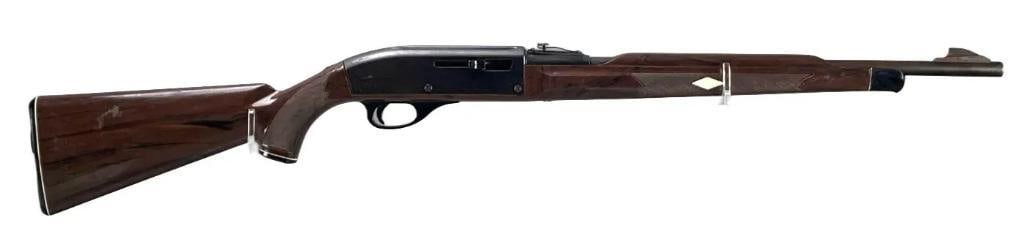 Remington Nylon 66 .22 Cal Autoloading Semi Auto Rifle: S/N: A2143131, front decorative Pierce not fully attached
