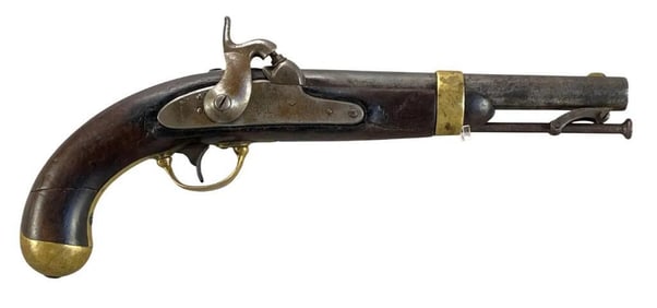 Wm Glaze Model 1852 Blackpowder Percussion Pistol