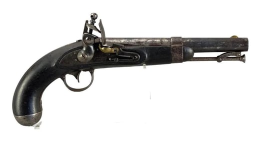 R Johnson Model 1838 Blackpowder Flintlock Pistol