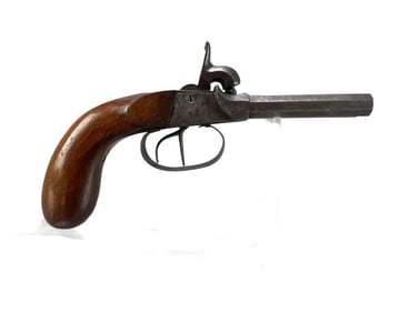10mm Double Barrel Black Powder Percussion Pistol