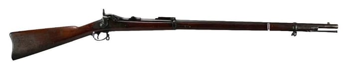 US Springfield Model 1884 .45-70 Cal Trapdoor Rifle With Bayonet