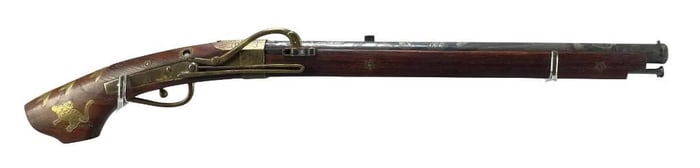 Japanese .58 Cal. Matchstick Ornate Black Powder Musket