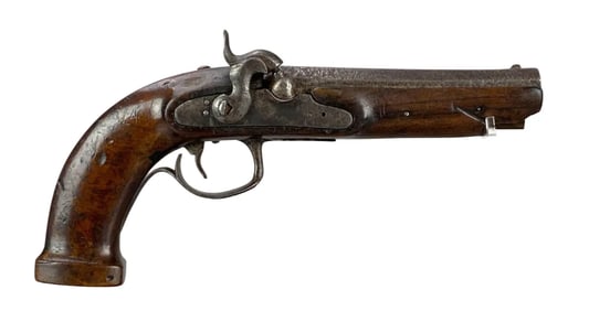 Antique .80 Cal Blackpowder Percussion Pistol