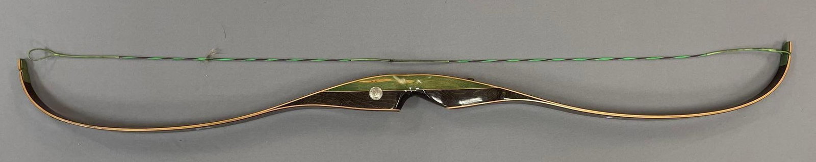 Bear Grizzly Recurve Bow: Measures 53 1/2 inches as shown