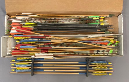 Group of Assorted Archery Arrows