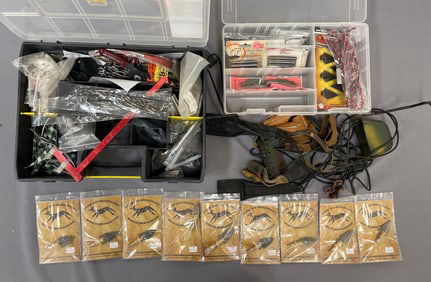 Group of Archery Arrow-Making Equipment