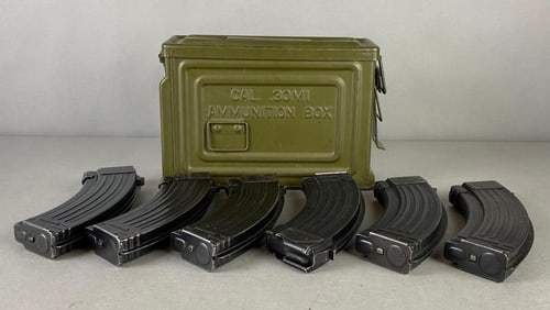 Group of 6 20 Round Magazines for AK47