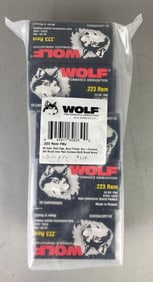 Wolf .223 FMJ 55 Grain 25 Boxes