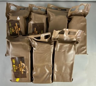 Group of 7 Rain-Proof Battle Packs each Containing 140 Rounds of .308 FMJs
