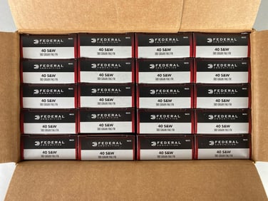 Group of 40 ACP - 1000 Rounds of 180 Grain FMJ - 20 Boxes
