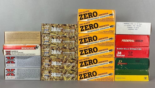 38 Spl. 20 50 Round Boxes 1000 Rounds of Assorted Manufacturers RN Lead and HPs