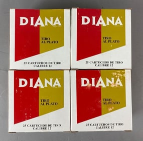 Group of 100 Diana Clay Shooting 12 Gauge Ammunition