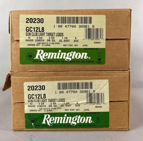 Group of 500 Remington Gun Club Target Loads 12 Gauge Ammunition