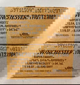 Group of 500 Winchester Super Target 12 Gauge Ammunition