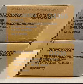 Sealed Boxes 1000 rounds of Winchester SW 40 Cal 180 Gr Ammunition