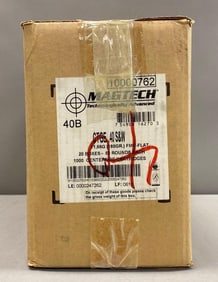 Sealed Box of 1000 Magtech Rounds of 40 Cal SW 180 Gr Ammunition