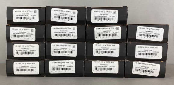 750 Rounds of Freedom Munitions 40 Cal 180 Gr Ammunition
