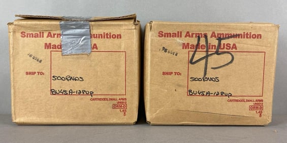 Sealed Boxes of 750+ Assorted Rounds of 45 Auto 230 Gr Ammunition